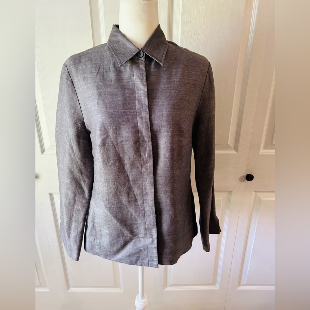 Blazer shirt Savvy by Rafael woman’s size 12 blouse top
